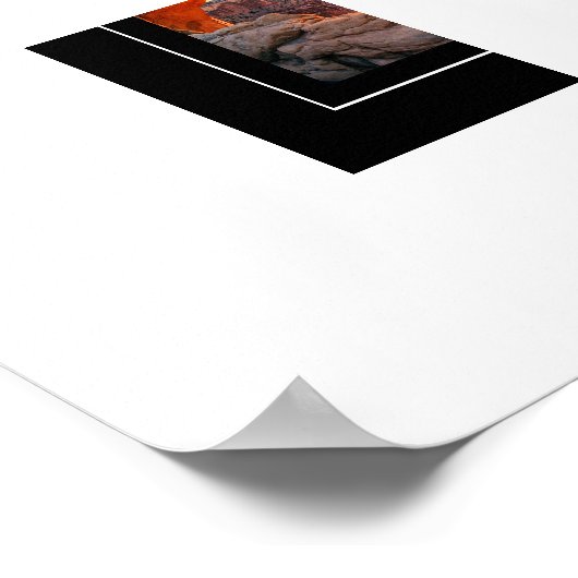 Poster Arch Rock Utah (Ecke)