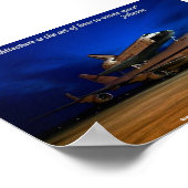 Poster: "Architektur ist die Kunst...Abfallraum" Poster (Ecke)