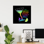 POSTER & ARCHIVALDRUCKEN - GLAS HALF VOLL (Heimbüro)