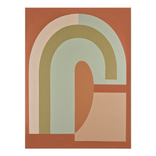 póster arcoiris boho poster (Vorderseite)