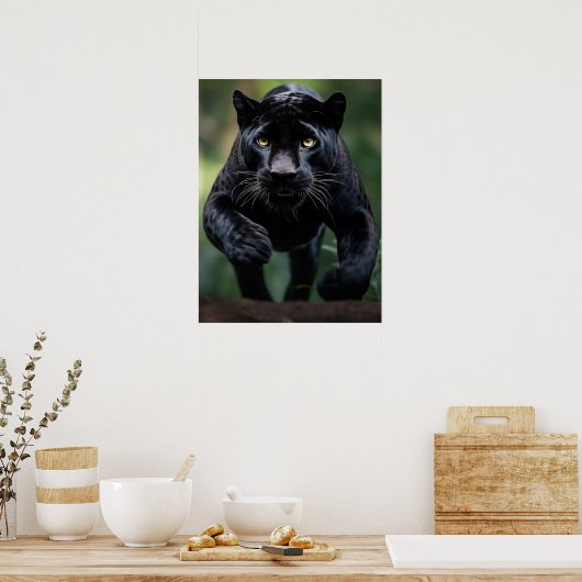 Poster Art Black Leopard (Küche)