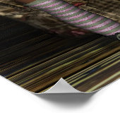 Poster Art Button-up Girls Vintag Girl (Ecke)