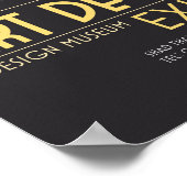 Poster - Art Deco Design Museum Ausstellung (Ecke)