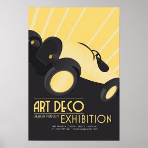 Poster - Art Deco Design Museum Ausstellung