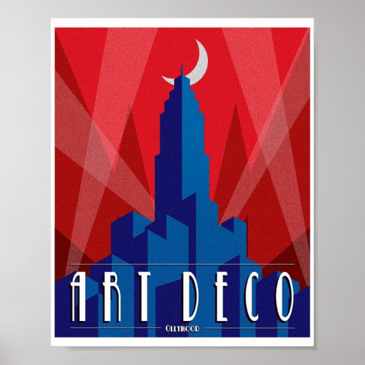 Poster - Art Deco Ollywood (Vorne)