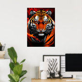 Poster Art Firment Tiger (Heimbüro)