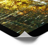 Poster Art Foto automobt pont sous bois rivière (Ecke)