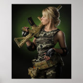 Poster Art Frau Soldier (Vorne)