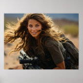 Poster Art Frau Soldier (Vorne)