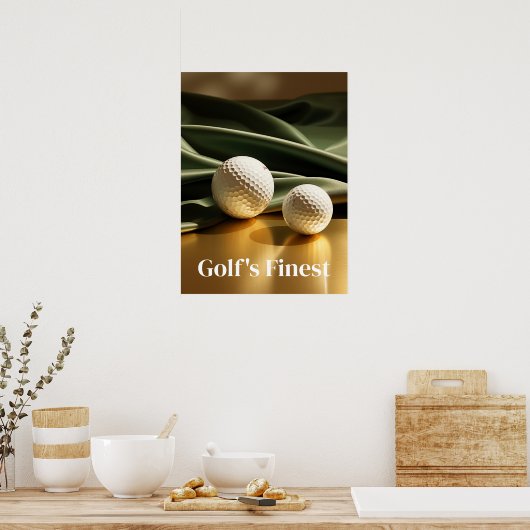 Poster Art Golf's Beste (Küche)