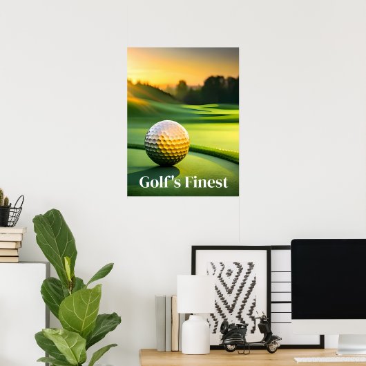 Poster Art Golf's Beste (Heimbüro)