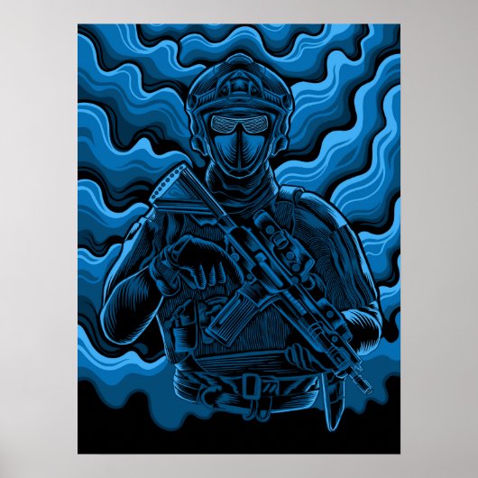 Poster Art Militär (Vorne)