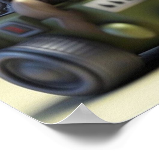 Poster Art Military Cat (Ecke)