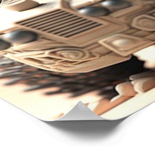 Poster Art Military Cat (Ecke)