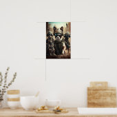 Poster Art Military Hunde (Küche)