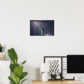 Poster Art mit originalem Statuen Liberty Design (Heimbüro)