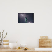 Poster Art mit originalem Statuen Liberty Design (Küche)