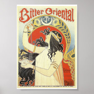 Poster - Art Nouveau Bitter Oriental