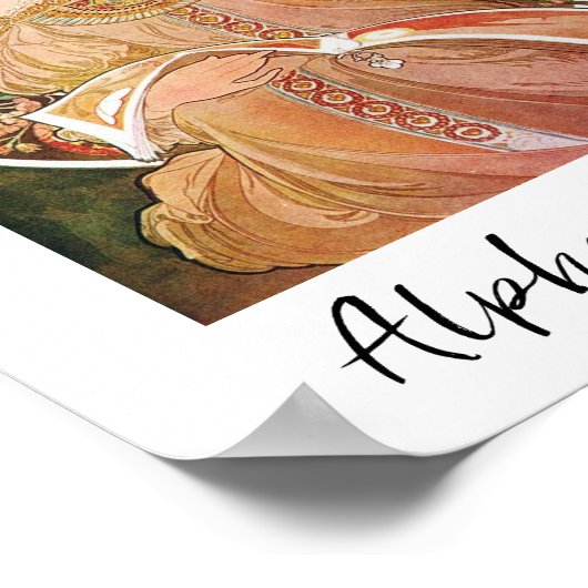 Poster - Art Nouveau 'Réverie' (Ecke)