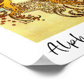 Poster - Art Nouveau 'Sarah Bernardt' (Ecke)