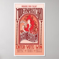 Poster - Art Nouveau Talent Poster
