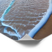 Poster Art Ocean Beach Szene (Ecke)