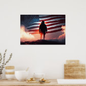 Poster Art Patriot Hero (Küche)