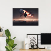 Poster Art Patriot Hero (Heimbüro)