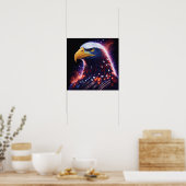 Poster Art Patriotic Eagle (Küche)