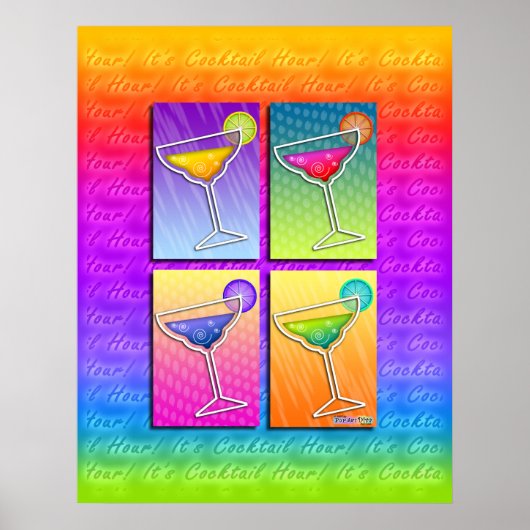 Poster, Art - Pop Art Margaritas Poster (Vorne)