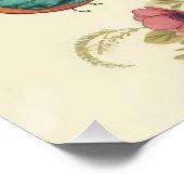 Poster Art Print Birds Song im Sommer (Ecke)