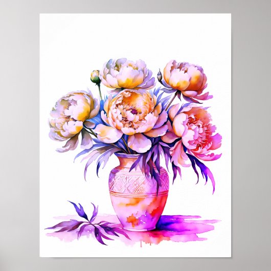 Poster-Art-Print-Blume Poster (Vorne)