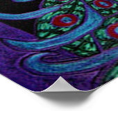 Poster Art - Proud Peacock (Ecke)