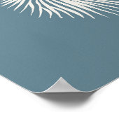 Poster Art Sea Muschel (Ecke)