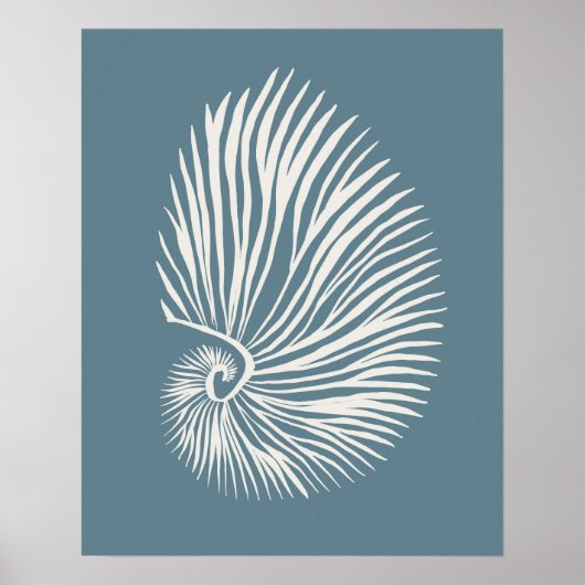 Poster Art Sea Muschel (Vorne)