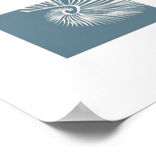 Poster Art Seashell (Ecke)
