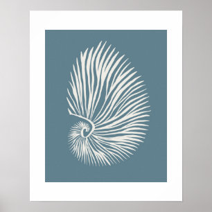 Poster Art Seashell