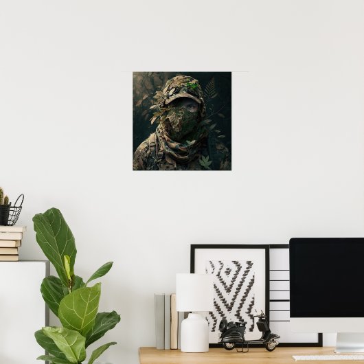 Poster Art Soldier (Heimbüro)