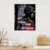 Poster Art Soldier (Küche)