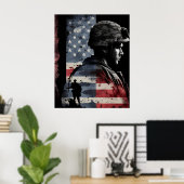 Poster Art Soldier (Heimbüro)