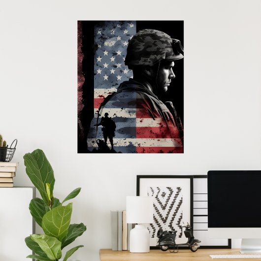 Poster Art Soldier (Heimbüro)