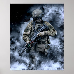 Poster Art Soldier