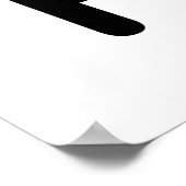 Poster, Art - Tweet mir recht Poster (Ecke)