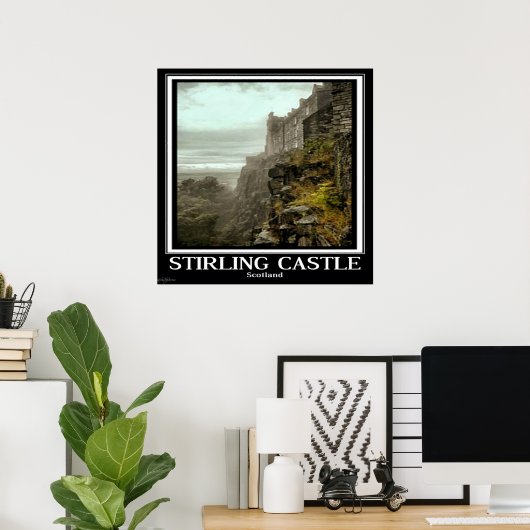Poster Art von Linda Parsons - Stirling Castle (Heimbüro)