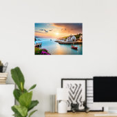 Poster Art Water Scene (Heimbüro)