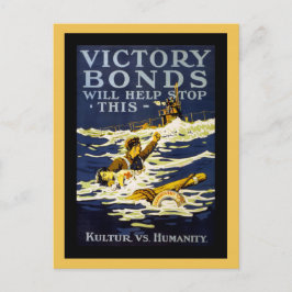 Poster Art WWI Postkarte