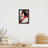 Poster Asian Vintag Art Utagawa Kunimasa Japan (Küche)