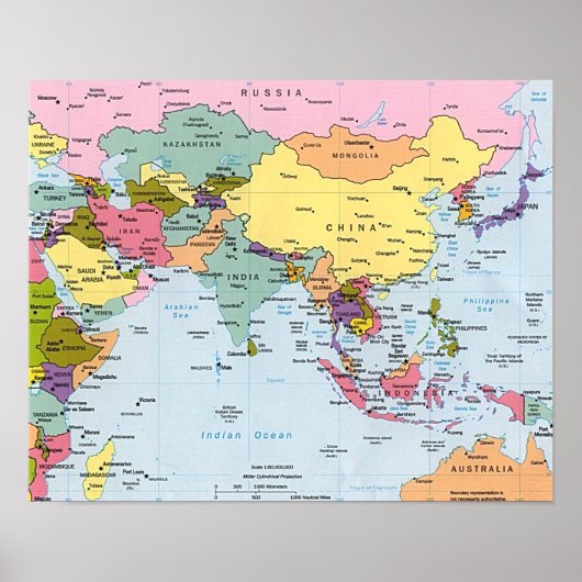 Poster - Asien (Vorne)