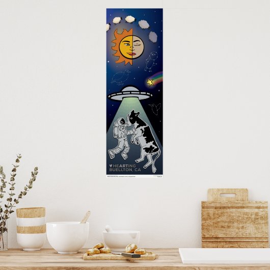 Poster - Aufleuchten (Küche)