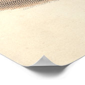 Poster aus antiker Modeplatte - Heloise Leloir (Ecke)